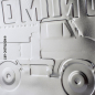 Preview: Blechschild Unimog grau 4